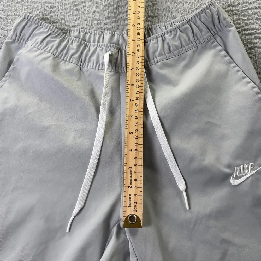 Nike Club Woven Tapered Leg Pants Mens Small Gray Athletic Elastic Waist Comfy - Picture 7 of 10
